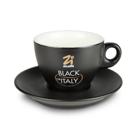 Black of Italy cappuccino cup