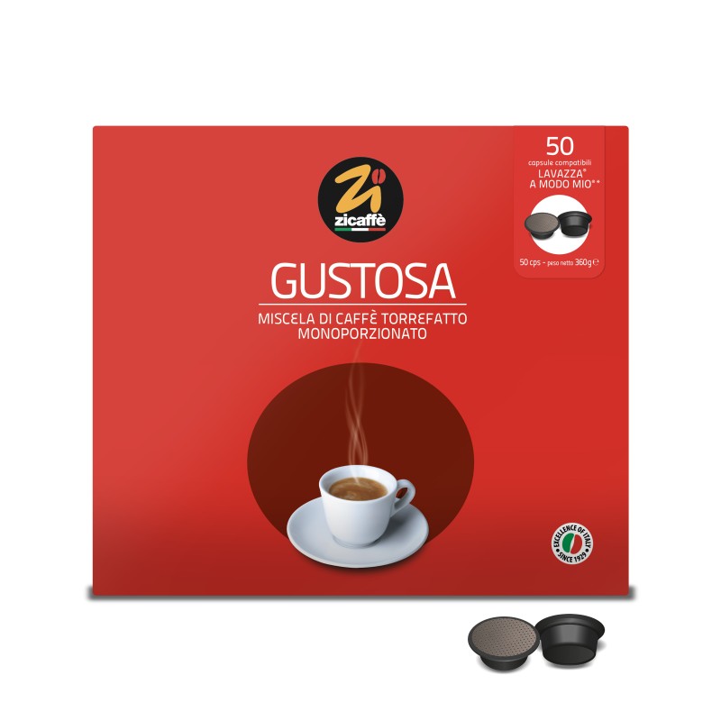 Gustosa capsule A modo mio compatible