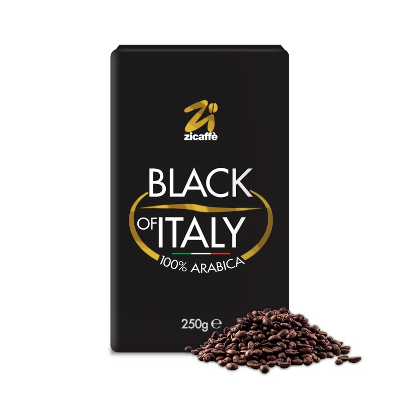 Pensieri d'aroma Black of Italy con tazza